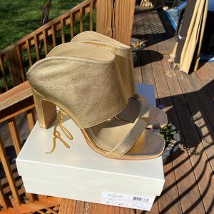 Chinese Laundry Gold 42 Gold Linx High Heels !